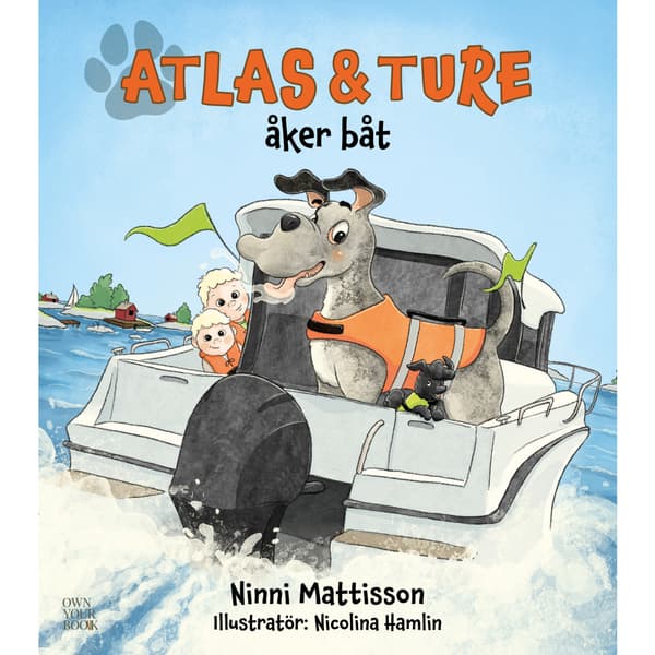 Atlas & Ture åker båt (bok, kartonnage)