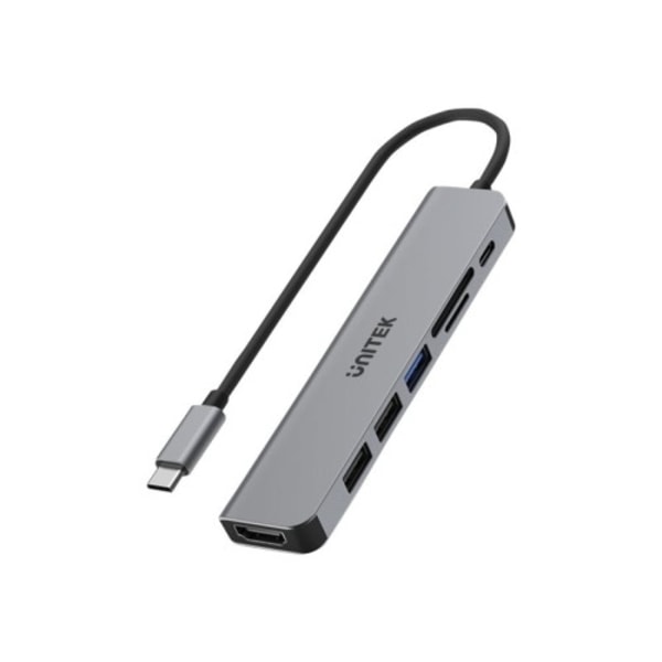 Unitek uHUB S7+ - dockningsstation - USB-C - HDMI