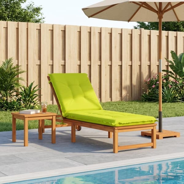 Solstol Kudde GEMERT 100% Polyester Klart grön. 190 x 60 x 9 cm