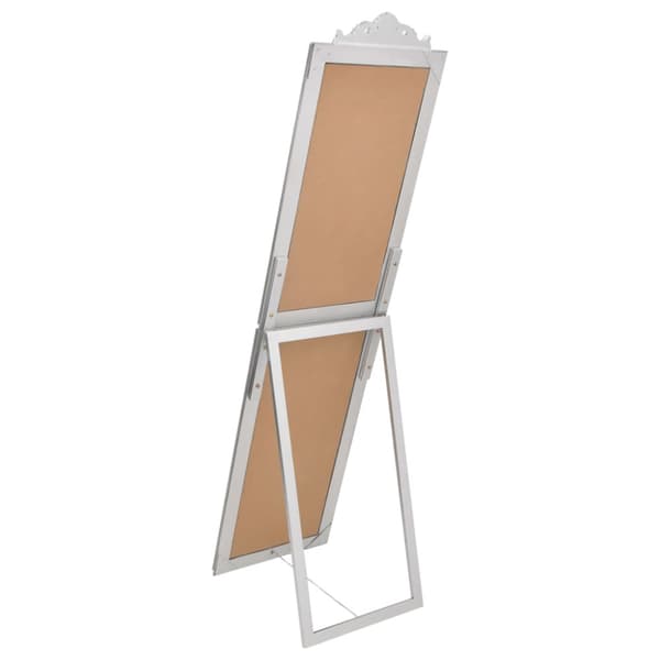 Fristående spegel silver 45x180 cm