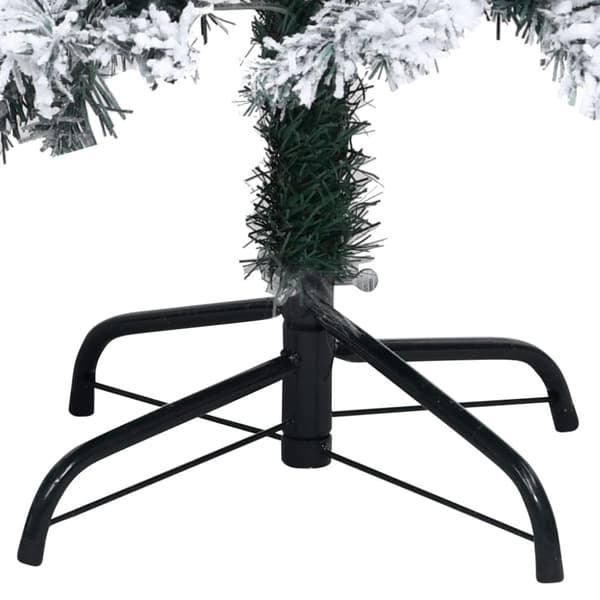 Plastgran med snö grön 210 cm PVC