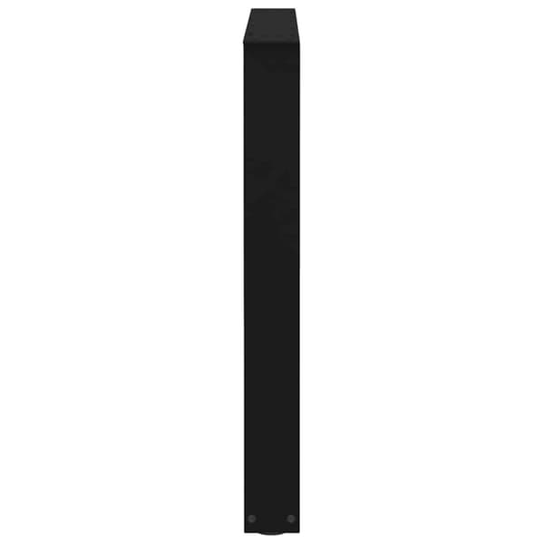 Matbordsben V-formade 2 st svarta 90x(72-73,3) cm stål
