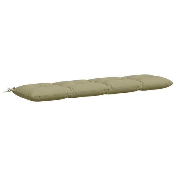 Bänk kudde VIANEN 100% Polyester Ljusgrön 160 x 40 x 12 cm