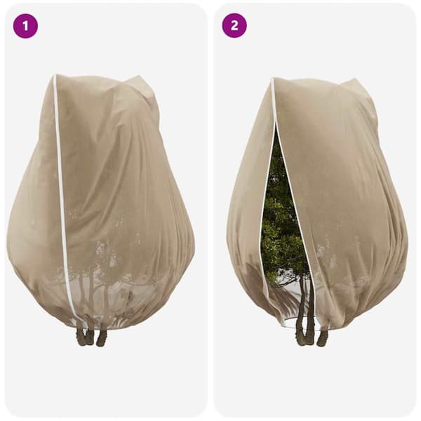 Frostskydd för växtfleeceöverdrag Beige 2,4 x 2 m