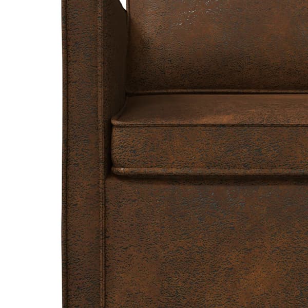 Soffset 2 st Brun Faux mockatyg