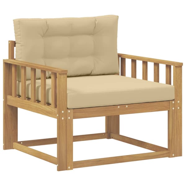 Utomhus Mellansoffa Polyester Vit