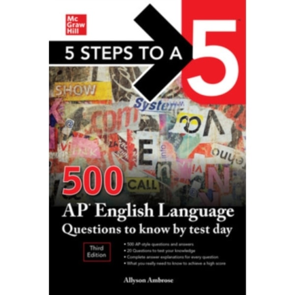 5 Steps to a 5: 500 AP English Language Questions to Know by Test Day, Third Edition (häftad, eng)