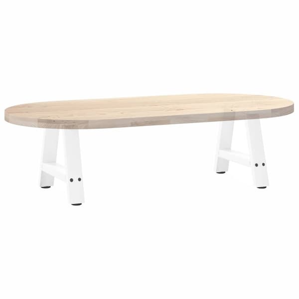 Soffbordsben A-formade 2 st vita 40x(30-31) cm stål