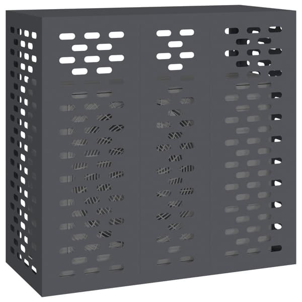 Täckning för Luftkonditionering Antracit 110 x 50 x 105 cm Stål