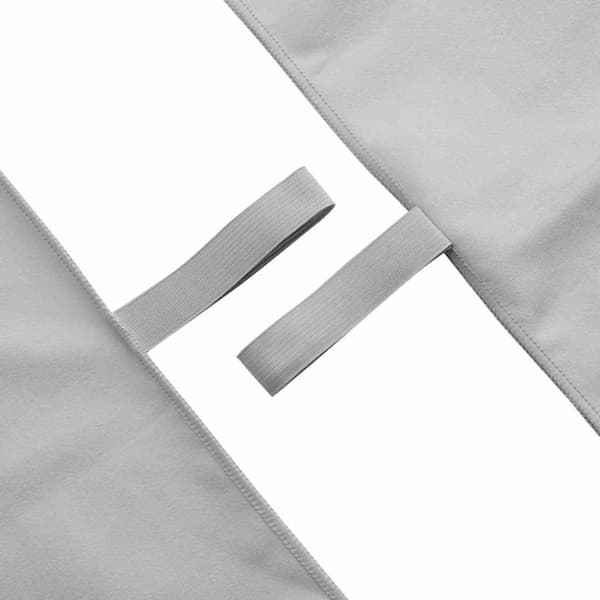 Sporthanddukar 2 pcs Grå 140 x 70 cm Polyester och polyamid