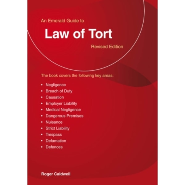 An Emerald Guide to The Law of Tort (häftad, eng)