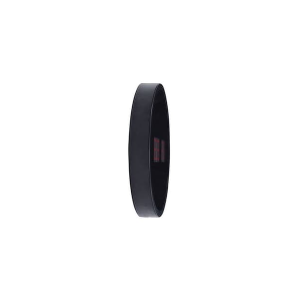 Väggur ALBA LED Ø30cm svart/röd