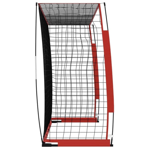 Fotbollsmål 366,5x91x183 cm stål
