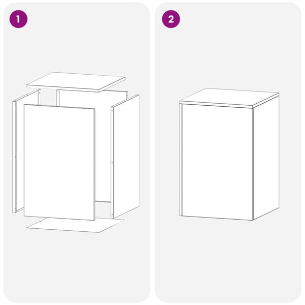 Växtställ 2 pcs Svart 40 x 40 x 60 cm Stål