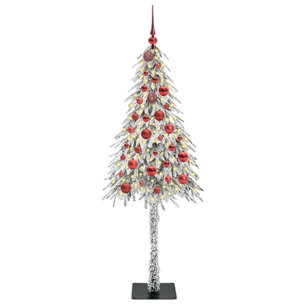 Julgran med 150 LED-lampor med stativ Vit 150 cm PE och Stål