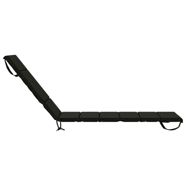 Solstol Kudde GEMERT 100% Polyester Svart 200 x 55 x 3 cm