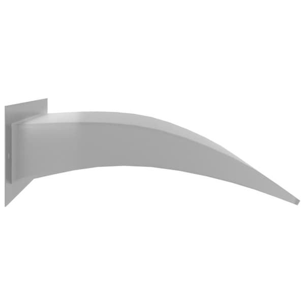 Poolfontän silver 45x26x13 cm rostfritt stål