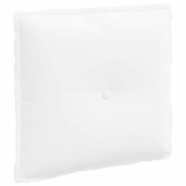 Ryggkudde Vit 50 x 19 x 45 cm tyg