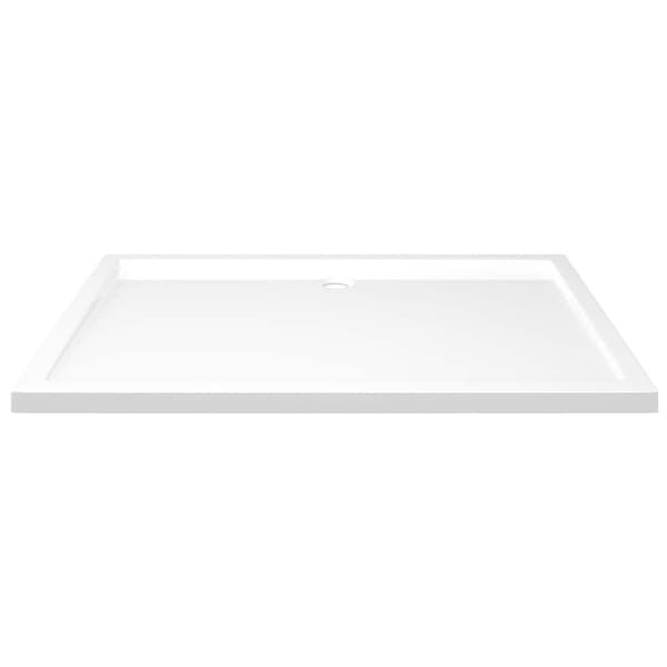 Duschkar rektangulärt ABS vit 80x120 cm