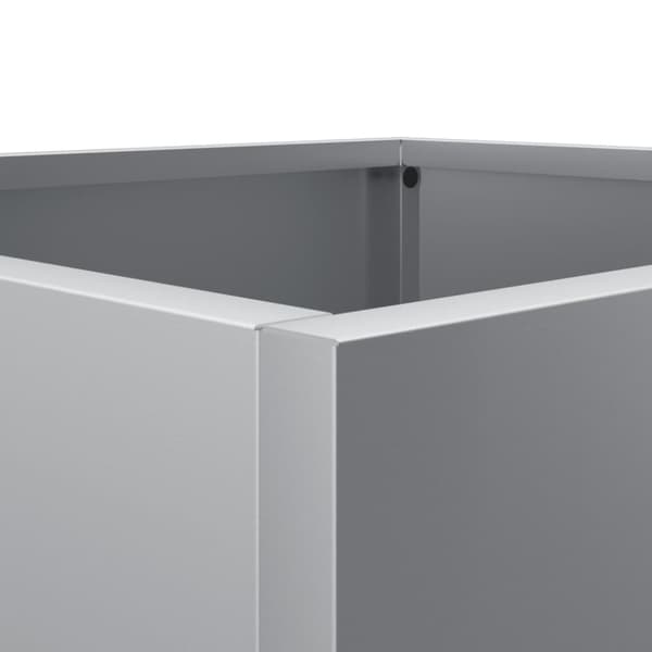 Odlingslåda silver 42x40x39 cm galvaniserat stål
