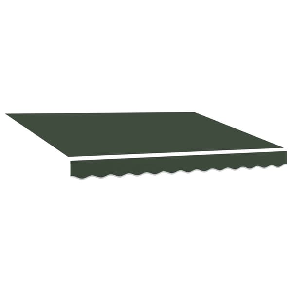 Markisväv Mörkgrön 6 x 3 m Polyester
