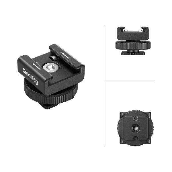 SmallRig 4822 Wireless Microphone Support with Cold Shoe Mount