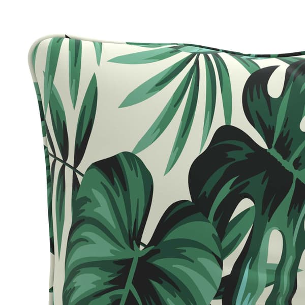 Ryggkudde PUTTEN 100% Polyester Bladmönster 40 x 40 x 10 cm