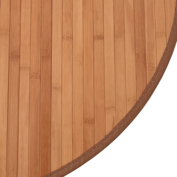 Matta rund natur 100 cm bambu