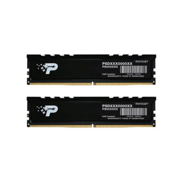 Patriot Signature Premium - DDR5 - sats - 32 GB: 2 x 16 GB - DIMM 288-pin - 5600 MHz / PC5-44800 - ej buffrad