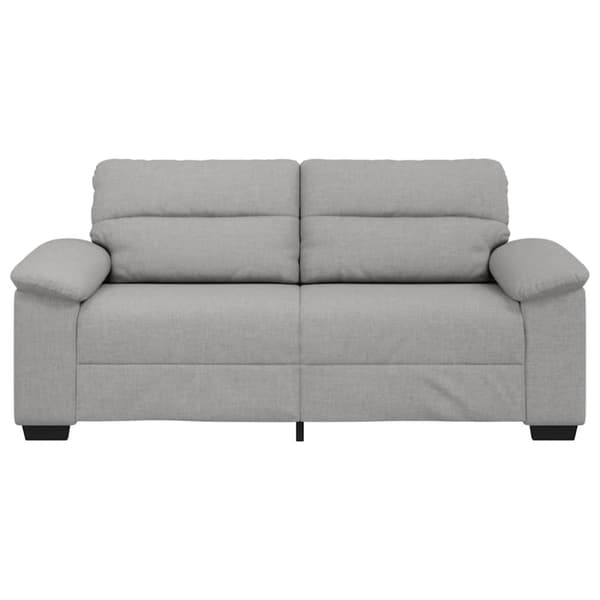 2-sitssoffa molngrå 180x81x84 cm tyg