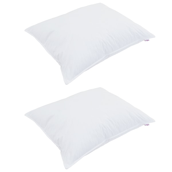 Kudde med kudde 2 pcs Vit 60 x 80 cm Bomull