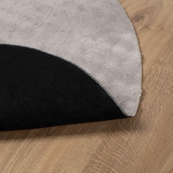 Områdesmattor Rund SIROLO Sand Ø 160 CM Polyester
