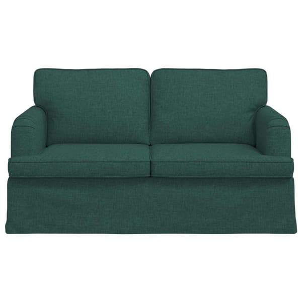 Soffa Mörkgrön 144 x 80 x 85 cm tyg