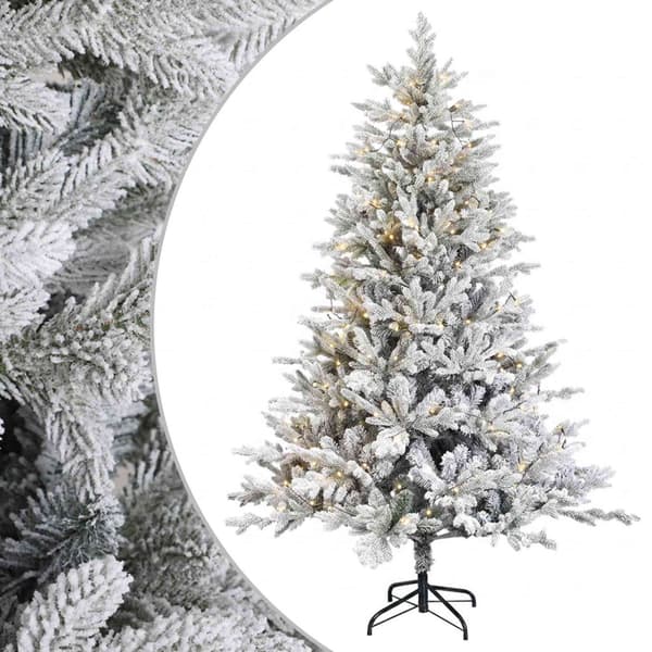 Plast Hingad Julgran 150 cm 150 LED-lampor Varmvit