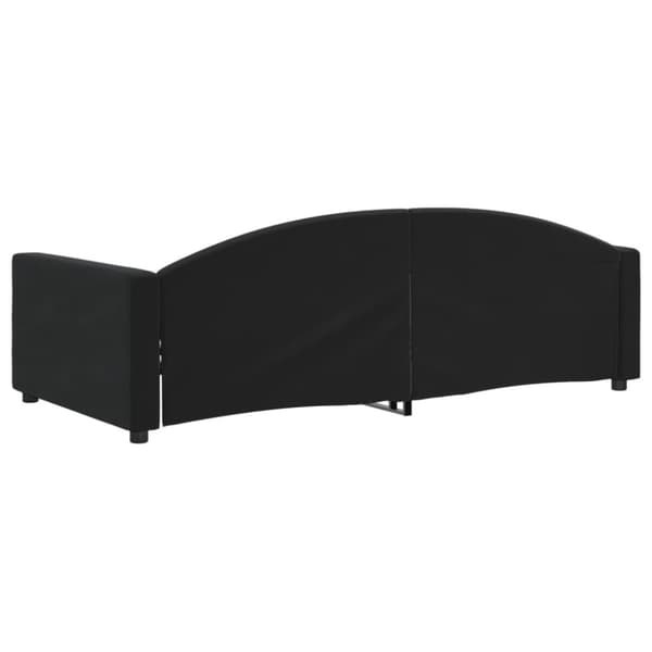 Dagbädd svart 100x200 cm sammet