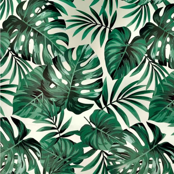 Kuddöverdrag 2 st HEERLEN Bladmönster Ø 50 cm Polyester