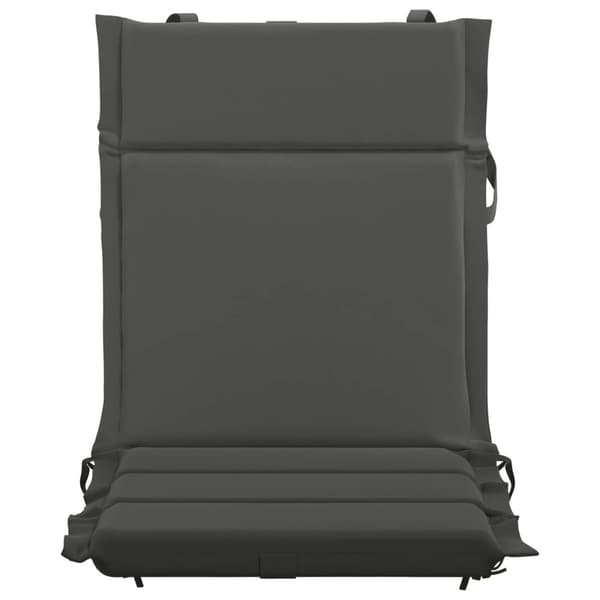 Stolsdyna med låg rygg GEMERT 6 st 100% Polyester Antracit