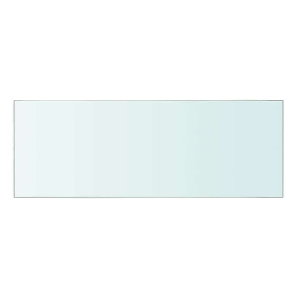 Hyllplan 2 st glas genomskinlig 40x12 cm