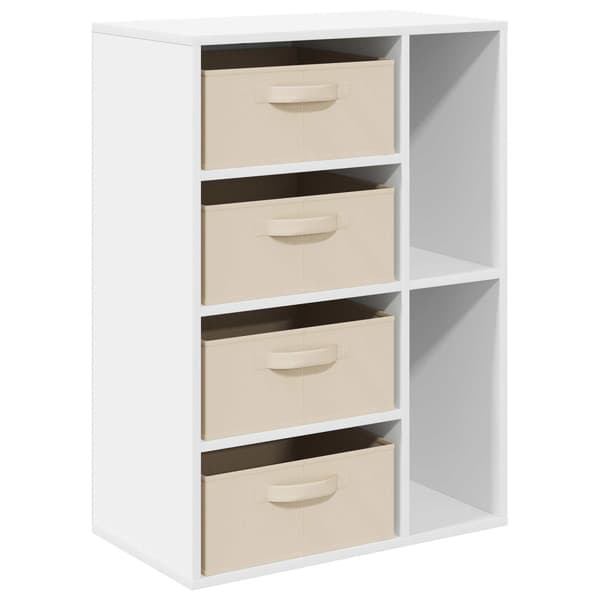 Sideboard med låda Vit 60 x 33,5 x 84 cm