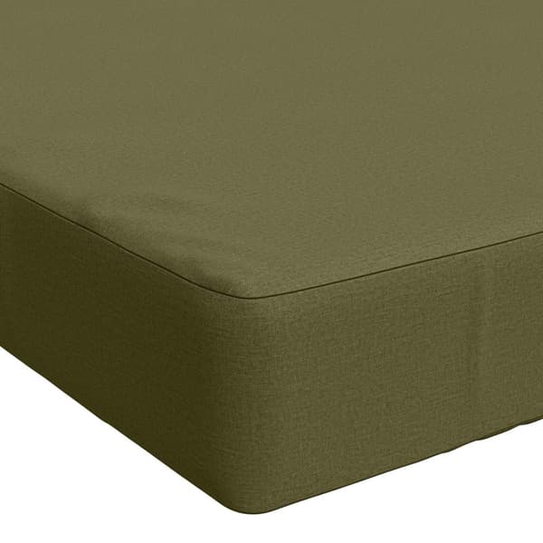 Sittkudde SOEST 100% Polyester Olivgrön 120 x 40 x 10 cm