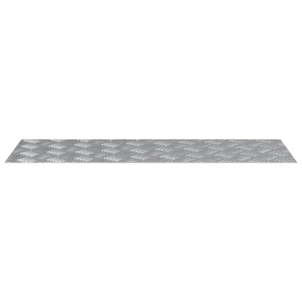 Trappsteg 4 st 90 x 30 cm Silver Aluminium Rektangulär