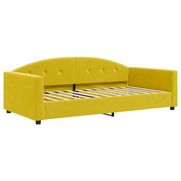 Dagbädd gul 100x200 cm sammet