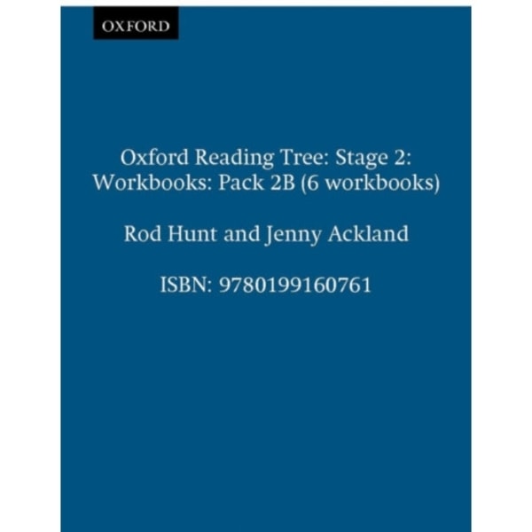 Oxford Reading Tree: Level 2: Workbooks: Pack 2B (6 workbooks) (häftad, eng)
