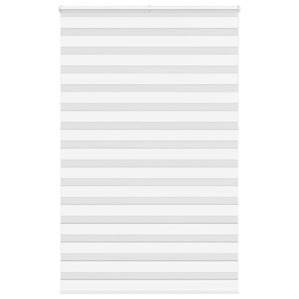 Rullgardin zebra vit 140x230 cm tyg bredd 135,9 cm polyester