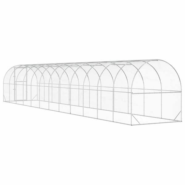 Hönsgård Silver 1200 x 200 x 200 cm Galvaniserat stål