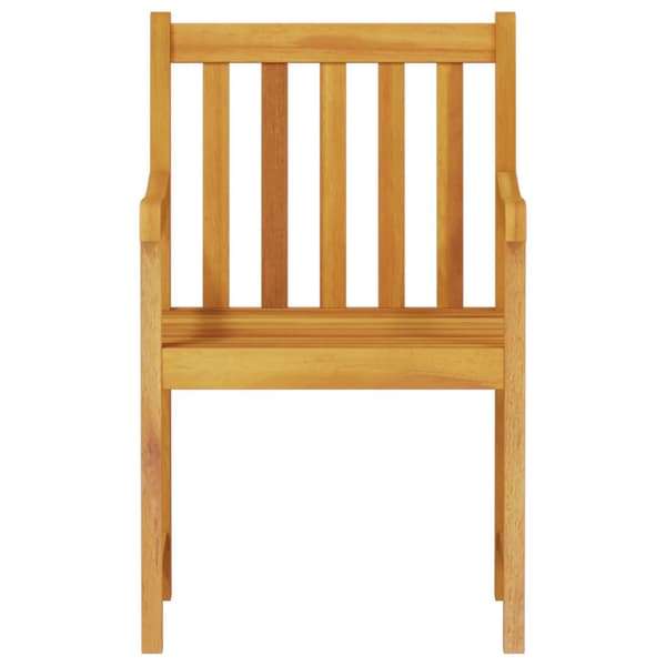 Trädgårdsmöbelset 5 pcs Brun Massivt Akaciaträ