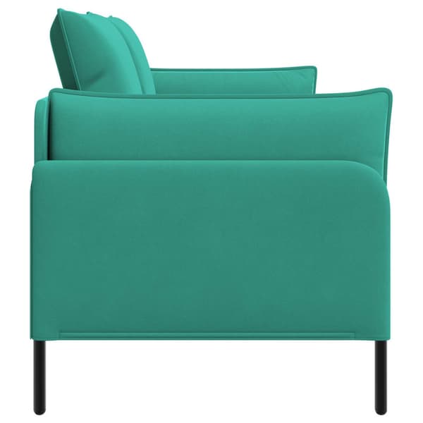 2-sits soffa 2-sits Turkos 188 x 81 x 89 cm Sammet