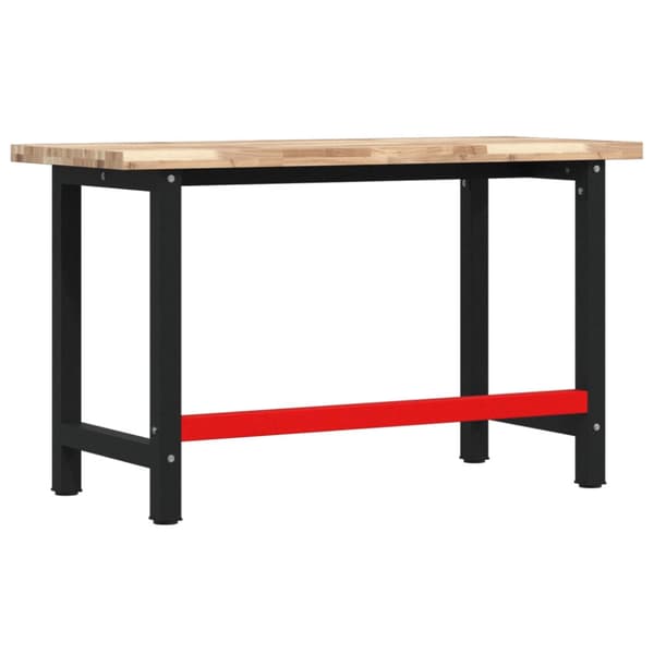 Arbetsbänk 140x60x83 cm massiv akacia rektangulär