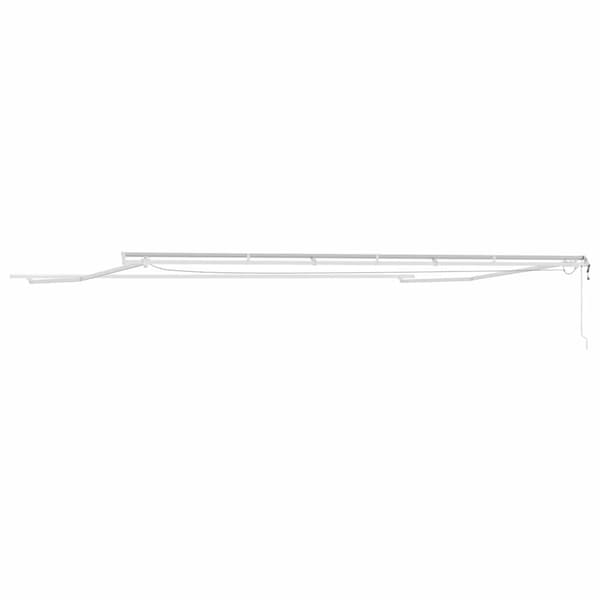 Markisram Vit 600 × 300 cm Aluminium