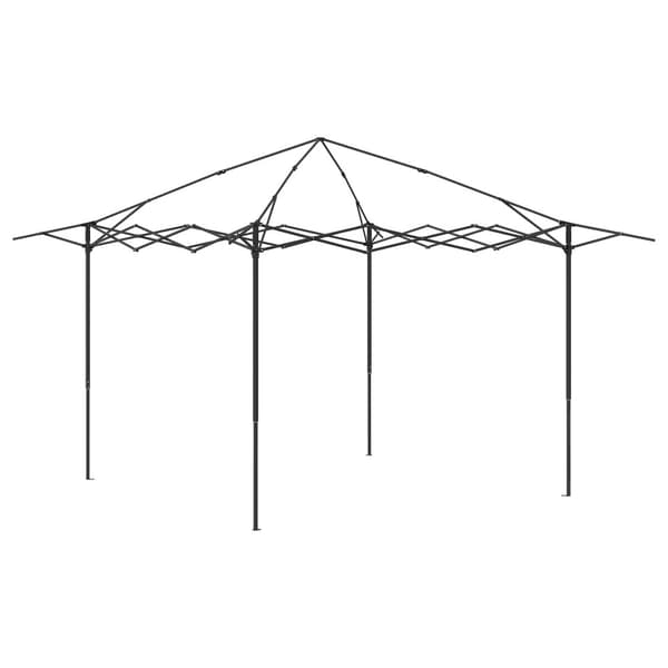Paviljong utan sidovägg Kräm och brun
